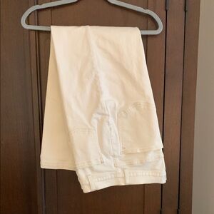 Madewell Cream Wideleg Jeans